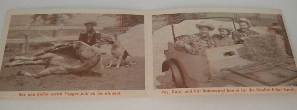 Roy Rogers, Dale Evans, Trigger & More 3D Series 7-4 images - Post Sugar Crisp